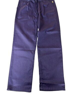 Just In Trend Navy Blue Flame Resistant Work Pants Size 34W 34L